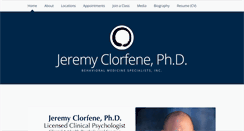 Desktop Screenshot of jeremyclorfenephd.com